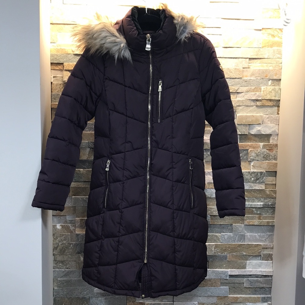 🎁 Calvin Klein Faux Fur-Trim Parka - Picture 2 of 10